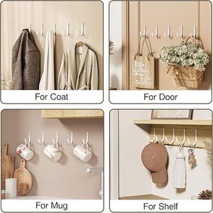 Optimised Outdoor Closet Door Aluminium Hangers Wall Mounted Screw Hanging Clothing <b>Towels</b> Product <b>Hooks</b> Rails Bathroom Use Coat - Product Image 4