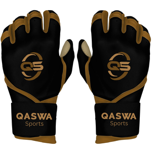 Guantes de bateo de béisbol y softball personalizables para hombre cuero transpirable antideslizante y duradero con elasticidad personalizado - Product Image 1