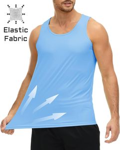 <b>Men's</b> UPF Casual Tank Top Quick Dry Summer Workout Muscle Sleeveless <b>Shirts</b> Solid Knitted <b>for</b> <b>Swim</b> Beach Bodybuilding - Product Image 3