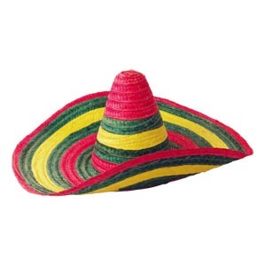 Natural Straw Mexican Hat Handcrafted <b>Sombrero</b> for Party and Home Decor - Product Image 4