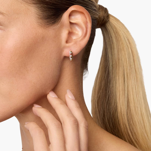 Classique élégant étincelant 10K or massif Moissanite boucles d'oreilles à la mode tous les jours fête mariage cadeau femmes Fine - Product Image 1