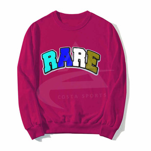 Sudadera de gran tamaño a la moda con bordado personalizado, jersey de manga larga para hombre, sudaderas sin capucha, Sudadera con cuello redondo - Product Image 1