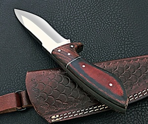 Beautiful Sizzco Handmade Stainless Steel Fixed Blade Hunting Camping Knife Gift for Him Handle Micarta with <b>Wood</b> - Product Image 2