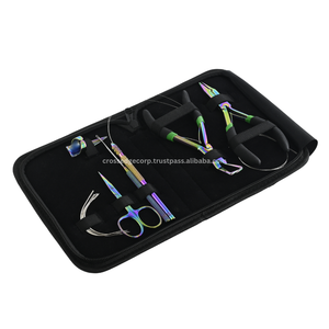 New Model Hair Extension Tools kit Includes Hair Loop Tool with 3 Extra Wires also C Type Sew in Needles and Remover Plier