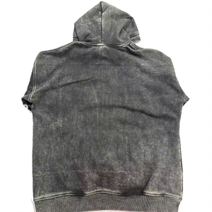 Sweat-shirts streetwear vierges à motif personnalisé, 100% coton, coupe ample, effet délavé, sweat-shirt délavé - Product Image 5