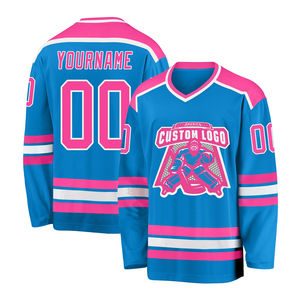 Maillots de hockey sur glace réversibles unisexes, vêtements de hockey sur glace personnalisables avec sublimation du nom de l'équipe - Product Image 1