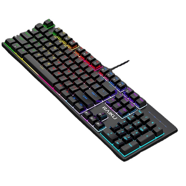 2023 Fashionable Gaming Keyboard RGB Light Cool Mechanical Keyboard Desktop Keyboard Gaming Computer Accessories