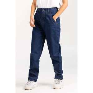 Jeans Casuales Holgados de Pierna Recta para Mujer, Estampado Floral de Invierno, Talla Grande XL, Cintura Media, Transpirables y con Diseño Desgarrado - Product Image 3