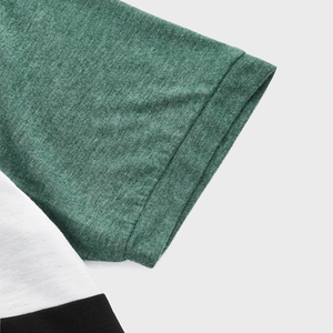 Polo bloqueado de Color para hombre, camisa de manga corta personalizada de alta calidad, informal, de verano, lo último - Product Image 3