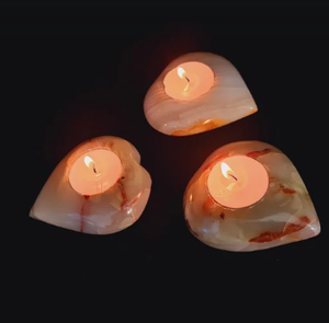 Portavelas de Ónix Tallado a Mano, Portavelas de Mármol para Decoración del Hogar, Regalo de Boda, Venta al por Mayor - Product Image 2