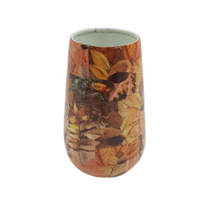 Florero de Metal de diseño antiguo acabado de mármol para el hogar sala de estar Decoración de mesa jarrón de Metal hecho a mano personalizado - Product Image 4