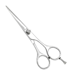 Tijeras de Entresacar Profesionales de Acero Inoxidable con Hoja Afilada, Oro Rosa 18K, Mango Ergonómico de Cerámica, para Diestros, para Peluqueros - Product Image 1