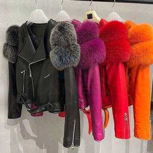 Veste en cuir pour femme de haute qualité, nouvelle collection, design tendance, doublure en polyester, manches longues, fermeture éclair, pour l'automne - Product Image 5