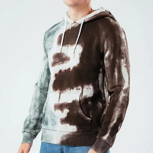 Ensemble de survêtement décontracté pour homme du Pakistan, éco-responsable, délavé à l'acide, sublimé, tie-dye, sweat-shirt à capuche et pantalon de survêtement, effet délavé au soleil, effet usé - Product Image 4