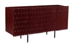 Solid Wood Sideboard with Handcrafted Design Modern Dining Room Furniture Storage <b>Unit</b> for Apartment and Living Room Durable - Product Image 4