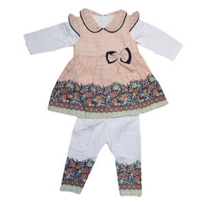 Traje de manga larga para niñas recién nacidas - Melocotón - Product Image 1