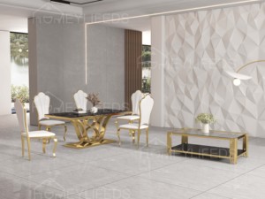 高級モダンなダイニングテーブルと椅子セット家庭用家具キッチン & 農家のエレガントなComedores Mesa De Comedor - Product Image 6