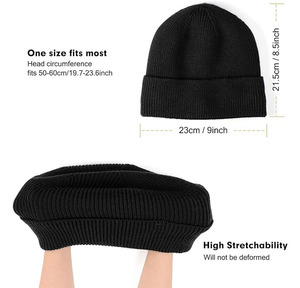 Custom Made Your Own Design High Quality Wholesale Unisex <b>Beanie</b> Caps with 3D Embroidery Breathable <b>Waterproof</b> Fabric - Product Image 3