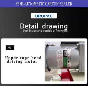 Bropac fxj6050 bán tự động <span class=keywords><strong>carton</strong></span> <span class=keywords><strong>Sealer</strong></span> máy, băng dính <span class=keywords><strong>carton</strong></span> <span class=keywords><strong>Sealer</strong></span>, băng hộp <span class=keywords><strong>carton</strong></span> <span class=keywords><strong>Sealer</strong></span> - Product Image 3