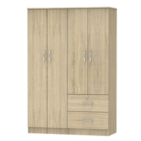 FURNIZONE 1210 Armoire de chambre moderne en panneaux de bois multifonctionnelle avec un design élégant, plusieurs couleurs au choix pour une utilisation en hôtel ou en appartement