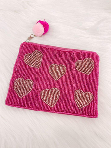 Bolsa para monedas intrincadamente bordada con bolsa para monedas con cuentas de vidrio Tallas de mujer de moda - Product Image 4