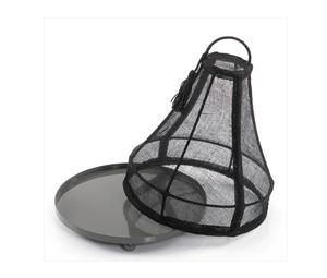 Plateau à chocolat rond en métal et jute fait à la main Plateau de service élégant pour ustensiles de cuisine Parfait pour les mariages et les événements - Product Image 6