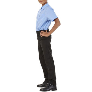 Service personnalisé OEM, vêtements d'école de haute qualité pour garçons, chemise à manches courtes bleu ciel avec pantalon gris, uniforme scolaire - Product Image 2