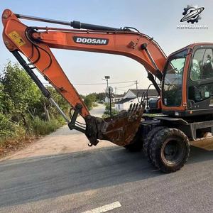 Excavadora de Ruedas Usada Doosan DX150 de 15 Toneladas con Cucharón de 0.75m³, Marca Coreana Original, Excavadora de Construcción Mediana con Pocas Horas de Uso y Certificación CE - Product Image 5