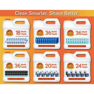 Limpiador de afeitadoras eléctricas de 72 concentraciones para 144 meses de afeitado impecable, mini afeitadora rotatoria lavable para uso facial - Product Image 4