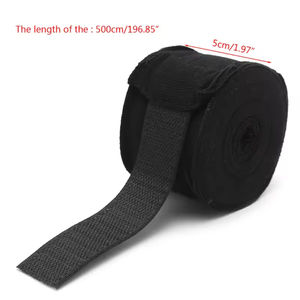 Envolturas de mano de Algodón 100% con logotipo personalizado para boxeo, kickboxing, deportes tailandeses y del orgullo de 180" - Product Image 3