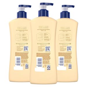 Loción Corporal Hidratante Intensiva Vaseline, Paquete de 3, Hecha con Lipido Ultra Hidratante + Extracto Puro de Avena para Piel Seca, 20.3 oz - Product Image 5