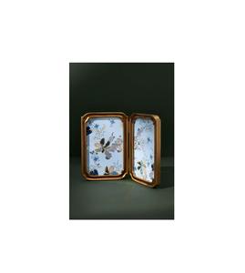 Cadre photo en métal de style antique, accent décoratif pour la maison, pour l'intérieur traditionnel, la chambre à coucher, le bureau, l'affichage - Product Image 1