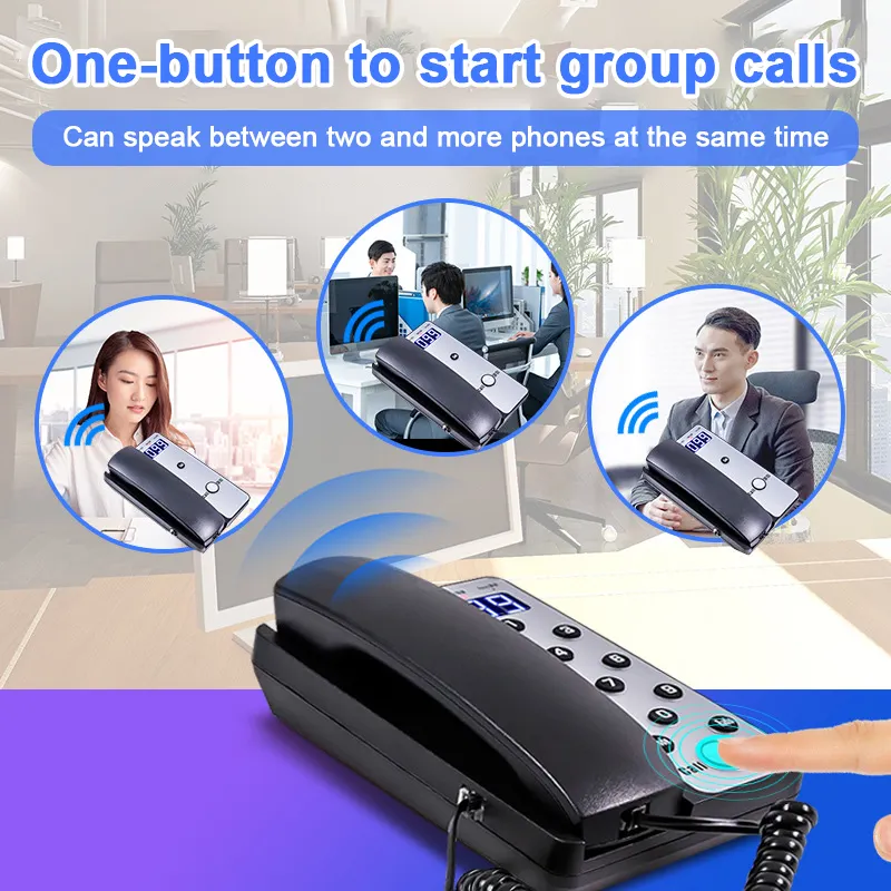 Daytech Wireless 2024 New Arrival Long Range Two-Way Audio Family Hotel Hospital Office Telephone Intercom