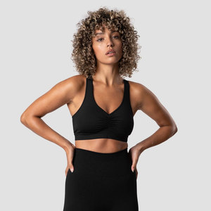 สปอร์ตบราระบายอากาศสำหรับผู้หญิงดีไซน์เรียบง่ายชุดออกกำลังกายฟิตเนสผลิตในปากีสถาน - Product Image 6