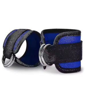 Alta calidad ajustable neopreno tamaño personalizado entrenamiento Fitness equipo de elevación anillo de acero inoxidable tobillo muñeca pesos al por mayor - Product Image 1