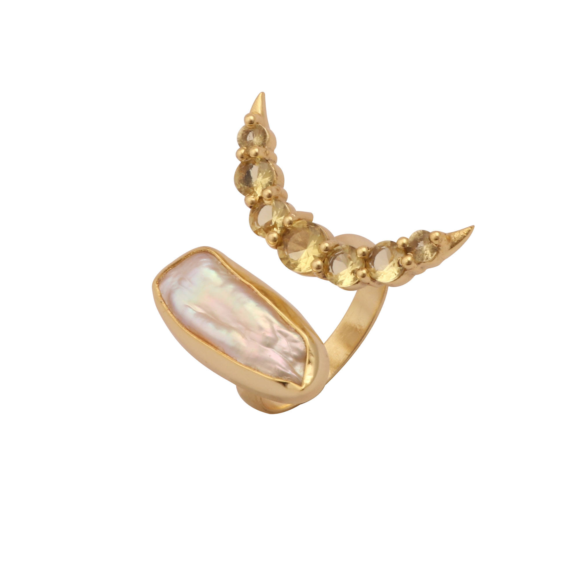 Pearl & Citrine Quartz