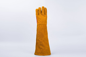 ถุงมืองานเชื่อมหนังวัวอาร์กอน MiG ทนความร้อนได้นานพิเศษหนาขึ้นสำหรับป้องกันไฟและป้องกันการทำงาน - Product Image 4