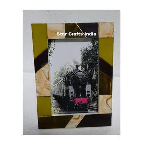 Meilleure qualité personnalisé luxueux meilleure qualité fabriqué à la main en bois et résine incrustation cadre photo pour Star Crafts Inde - Product Image 2