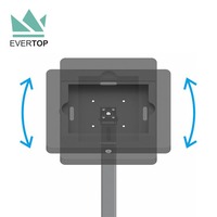 Kiosque tablette sur pied réglable en hauteur LSF03-C 7" 10" 12.9" pouces, kiosque tablette Android, kiosque à écran tactile, support antivol