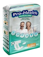 Pañales Desechables para Adultos Prohealth Extra Grandes, con Protección Contra Fugas, Suaves, Transpirables, con Pulpa de Celulosa, Alta Calidad, Mejor Precio, Paquete de 10 al por Mayor