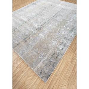 Alfombra Uvenuti de Lana y Seda de Bambú, Tejida a Mano, Color Marfil, 10 mm, Abstracta, Rectangular, para el Hogar, Pasillo, Habitación - Product Image 2