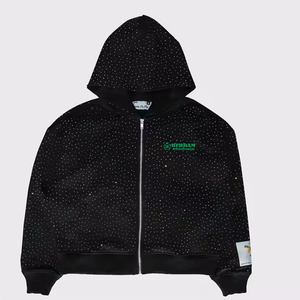 Nouvel Arrivage Sweat à Capuche Unisexe 100% Coton Délavé à l'Acide Effet Vieilli Style Streetwear Vintage Respirant Séchage Rapide avec Fermeture Éclair - Product Image 6