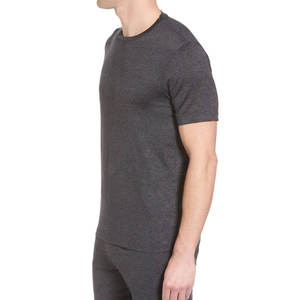 T-shirt tricoté en coton 100% de coupe classique Tissu respirant résistant à la décoloration doux pour le sport et le streetwear | OEM disponible - Product Image 3