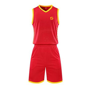 Ensemble d'uniformes de basket-ball de meilleure qualité 100% Polyester Dernier style Plus Size Caractéristique-Concevez le vôtre! - Product Image 1