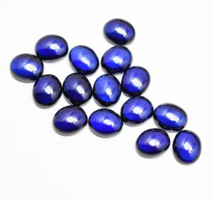 หินคอรันดัมทรงไข่ไพลินรอยัลบลูสำหรับห้องปฏิบัติการปรับขนาดได้ปรับขนาดได้ขนาด5X3มม. 20X15มม. - Product Image 4