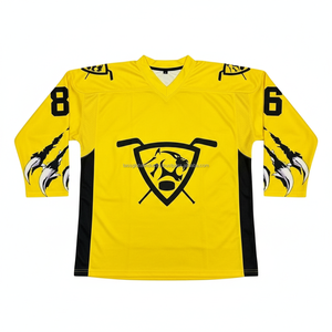 ผู้ผลิตเสื้อฮอกกี้น้ำแข็งแบบกำหนดเอง ระบายอากาศได้ดี น้ำหนักเบา รับผลิตแบบ OEM พิมพ์ลายดิจิทัล ชุดทีม ขายส่ง - Product Image 2