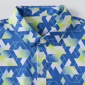 เสื้อโปโลผู้ชายลายซับลิเมชั่นใหม่ ดีไซน์สวย คุณภาพดีที่สุด ขายส่ง รับผลิตแบบ OEM ODM ขายดี - Product Image 5