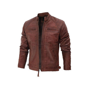 <b>High</b> Quality <b>Top</b> <b>Leather</b> Men <b>Leather</b> Jackets Genuine <b>Leather</b> Jacket - Product Image 2