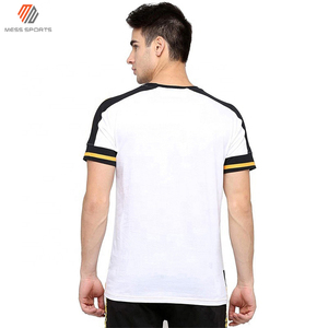 Camiseta de hombre 100% algodón, lisa, informal, de corte holgado, manga corta, para estar en casa, transpirable, suave, básica. - Product Image 4