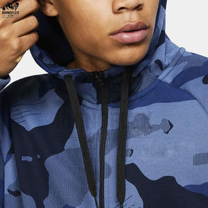 Sudaderas con Capucha de Camuflaje para Hombre, con Logotipo Personalizado, Ropa de Forro Polar, Básicas, Mezcla de Algodón, en Venta - Product Image 3